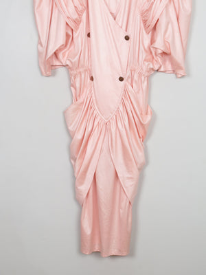 Vintage Peach 1980s Dress M/L