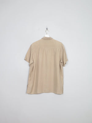 VIntage Cream Silk Blouse M/L