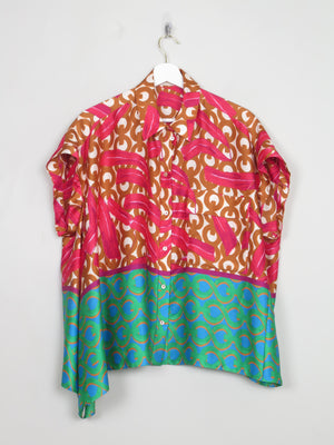 Printed Short Sleeved Purification Garcia Blouse S/M