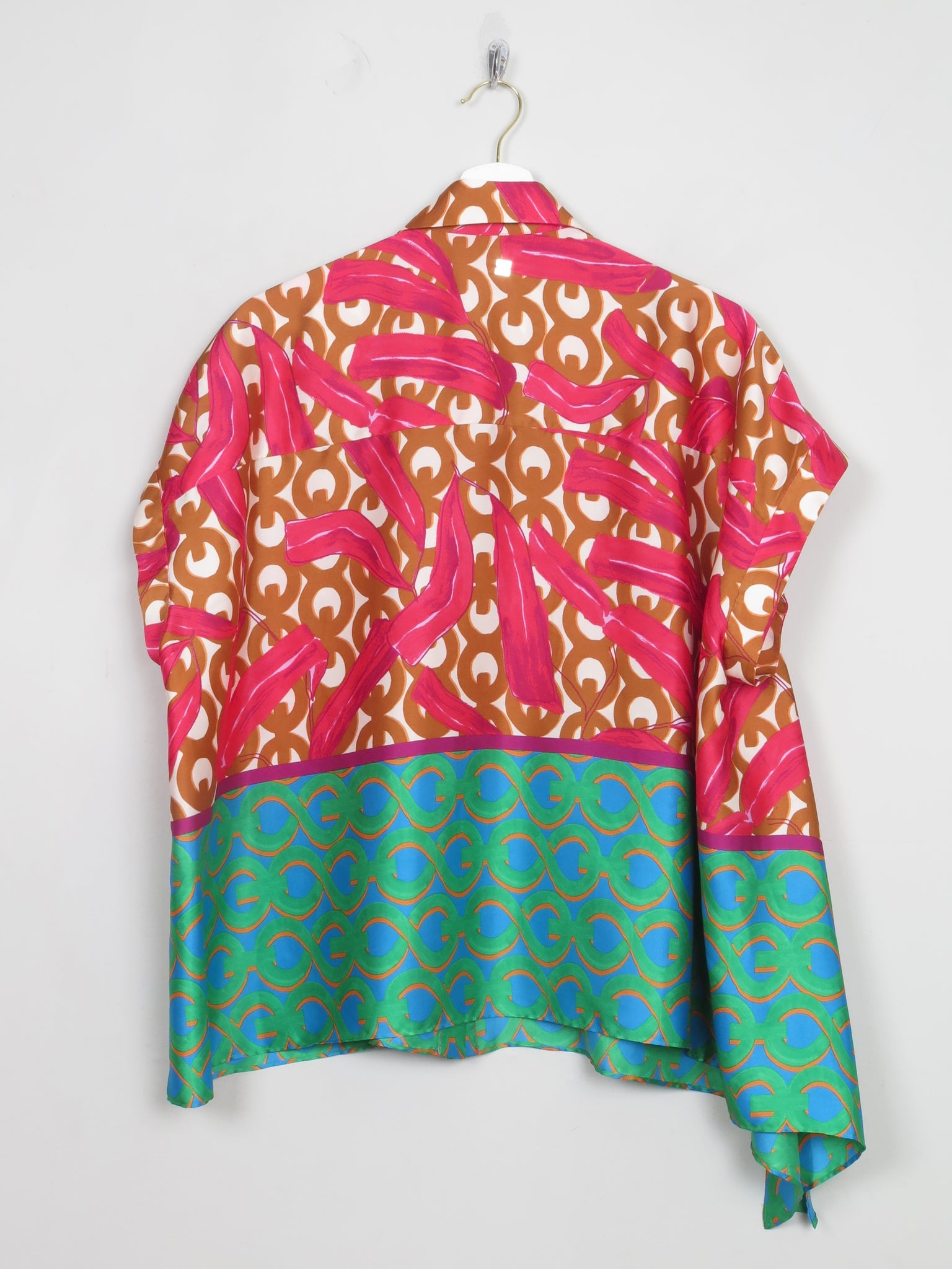 Printed Short Sleeved Purification Garcia Blouse S/M