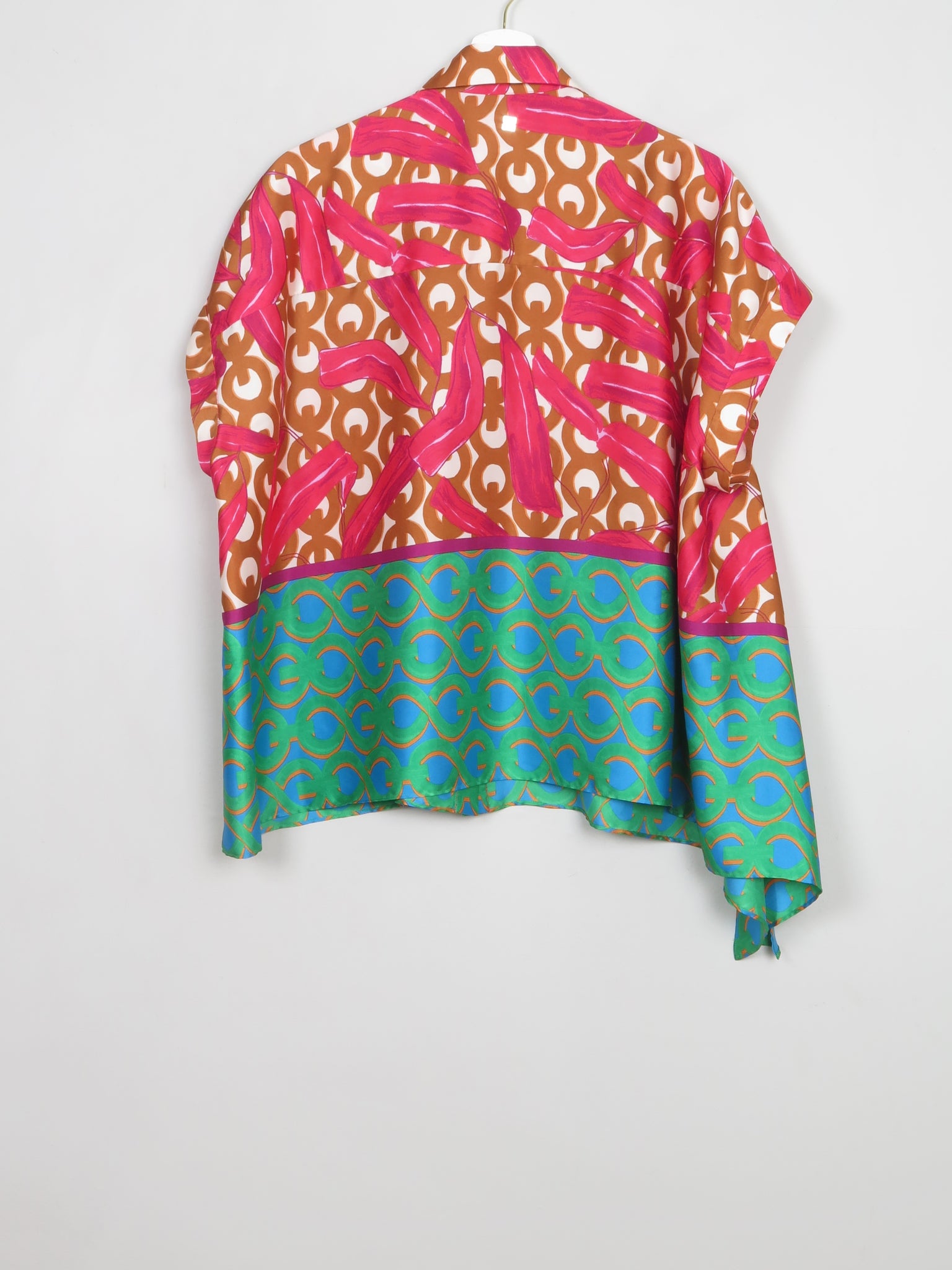 Printed Short Sleeved Purification Garcia Blouse S/M