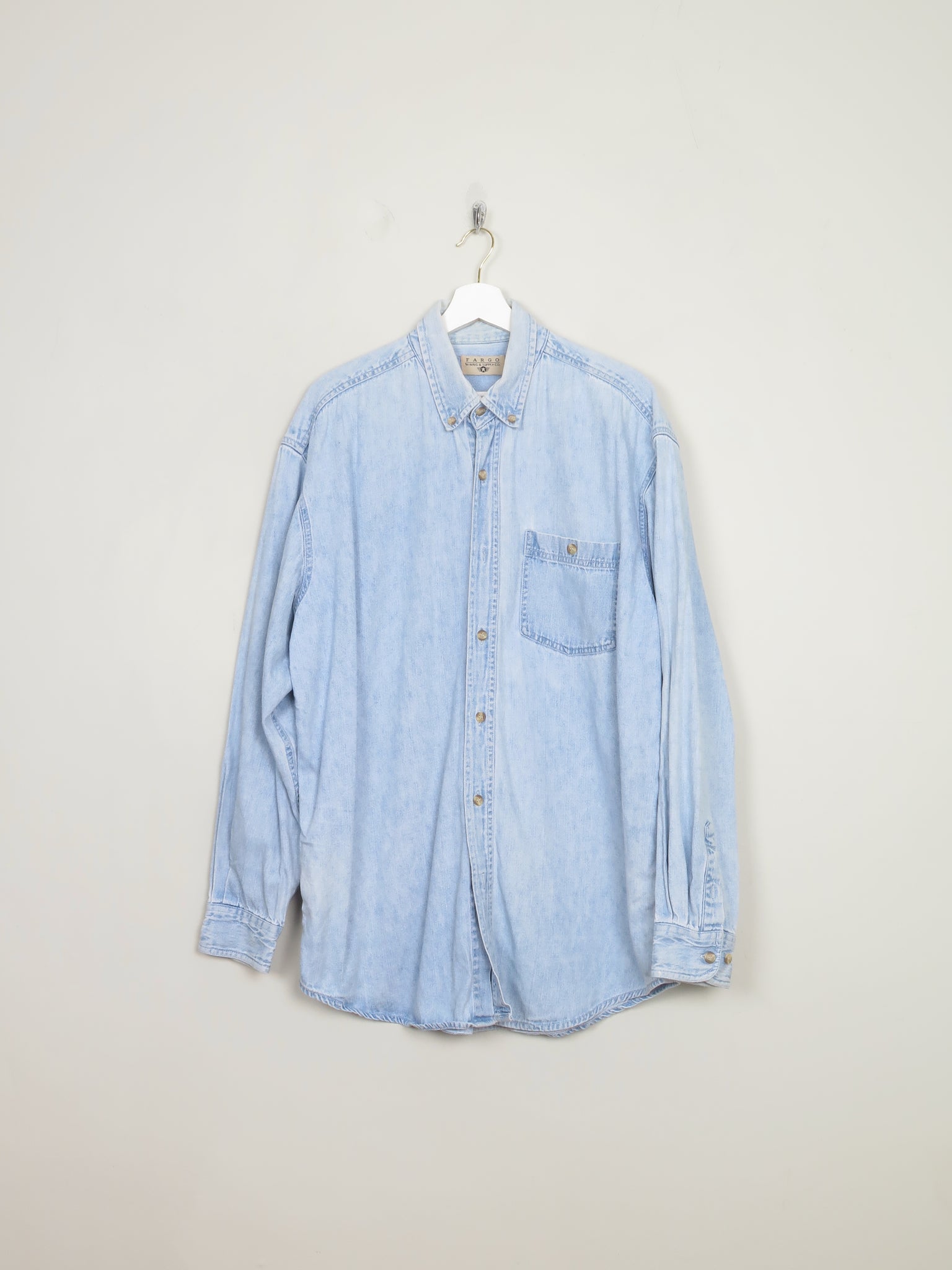 Men's Vintage Denim Shirt L
