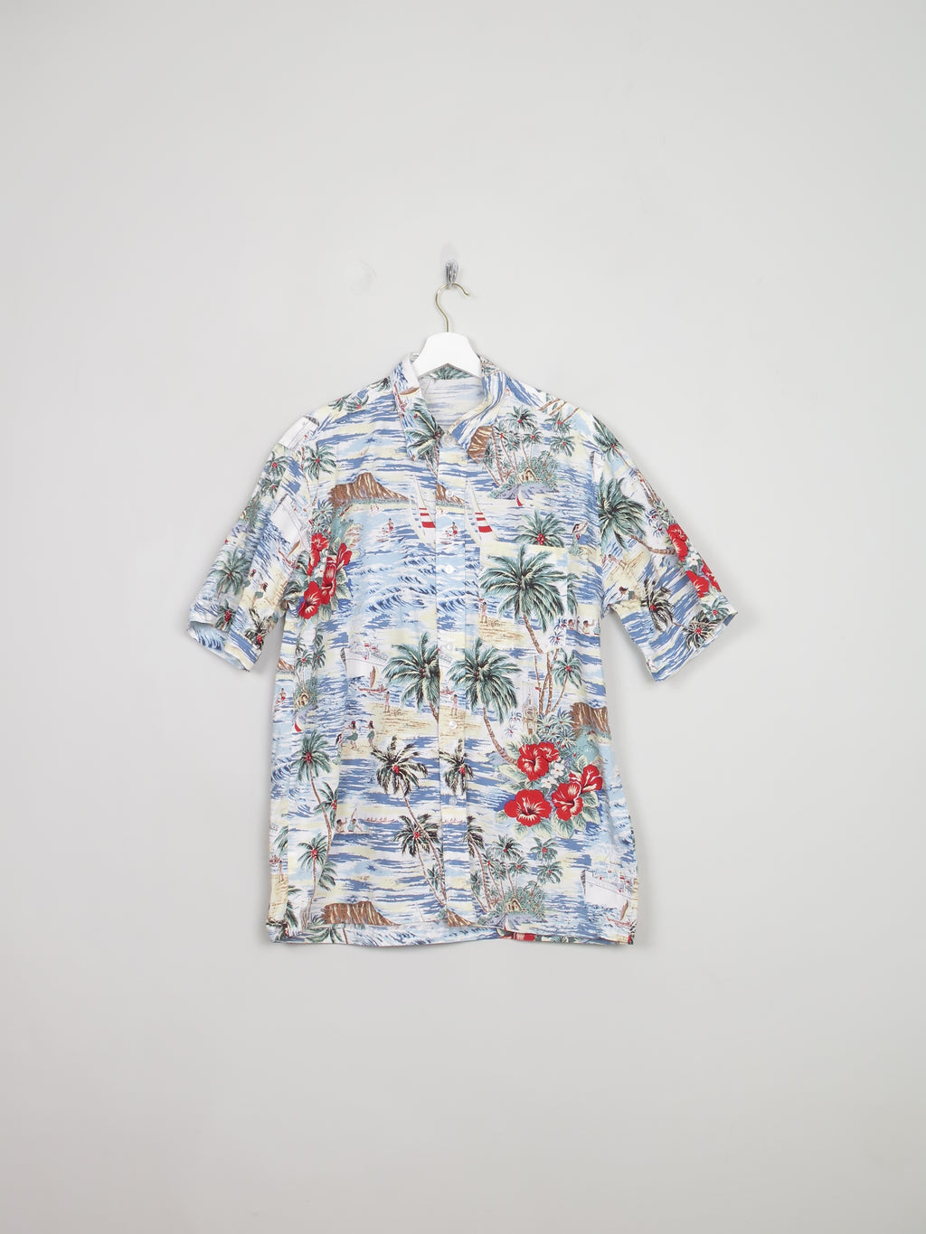 Men's Vintage Classic Hawaiian Shirt L