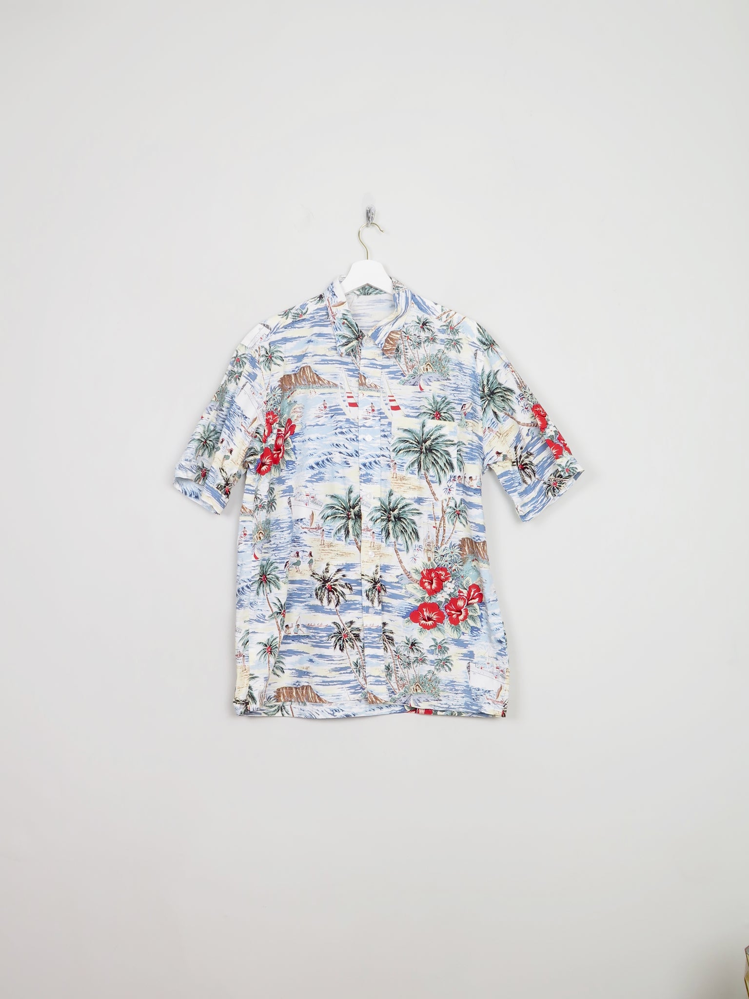 Men's Vintage Classic Hawaiian Shirt L