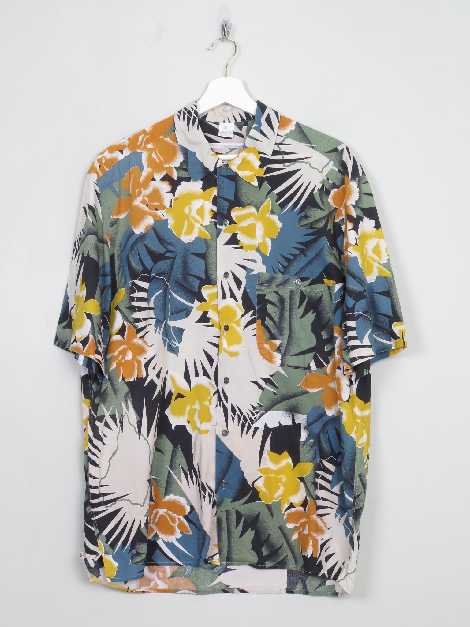 Men's Vintage Hawaiian Shirt L