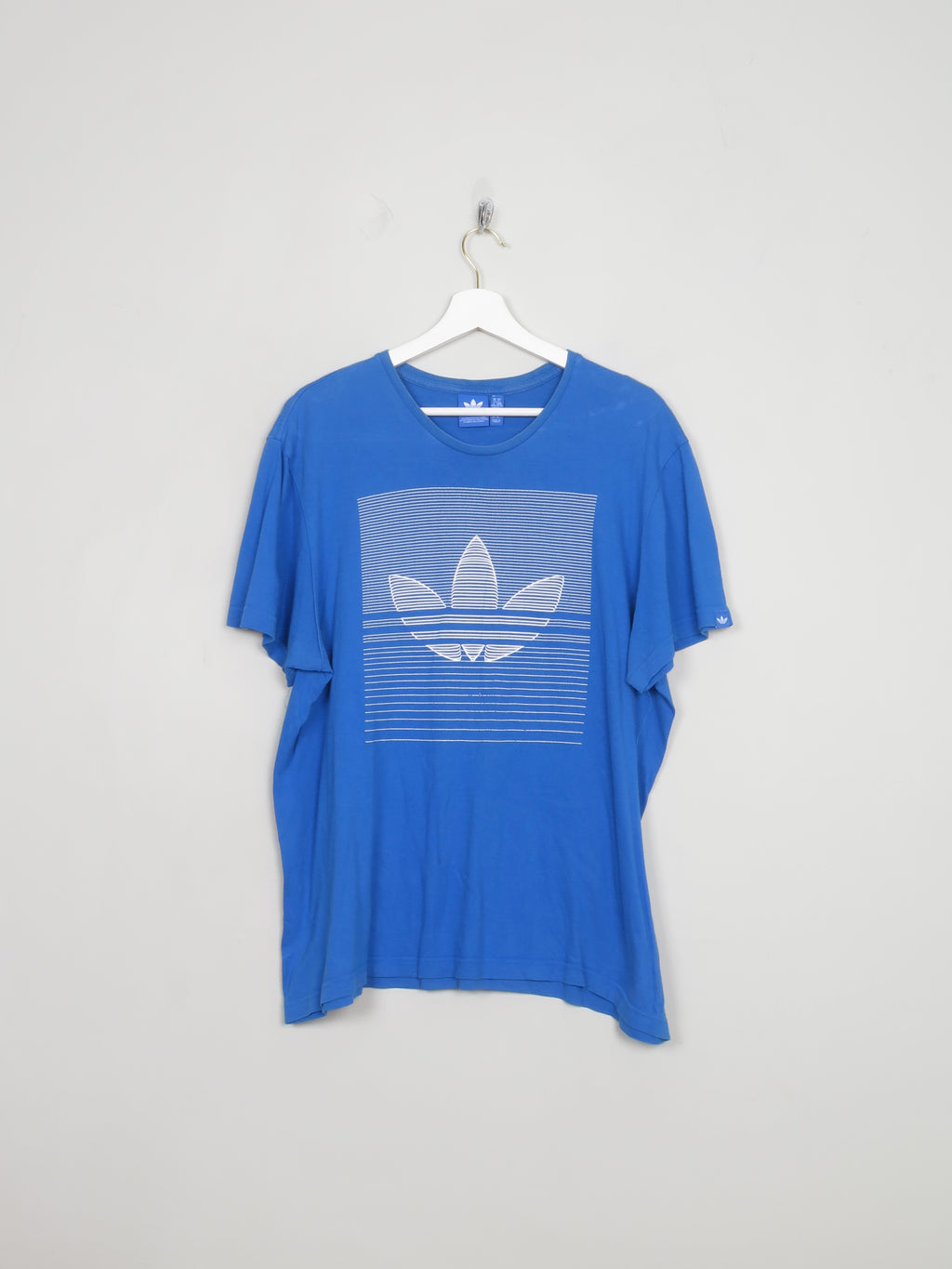 Men's Vintage Blue Adidas T-shirt  L/XL