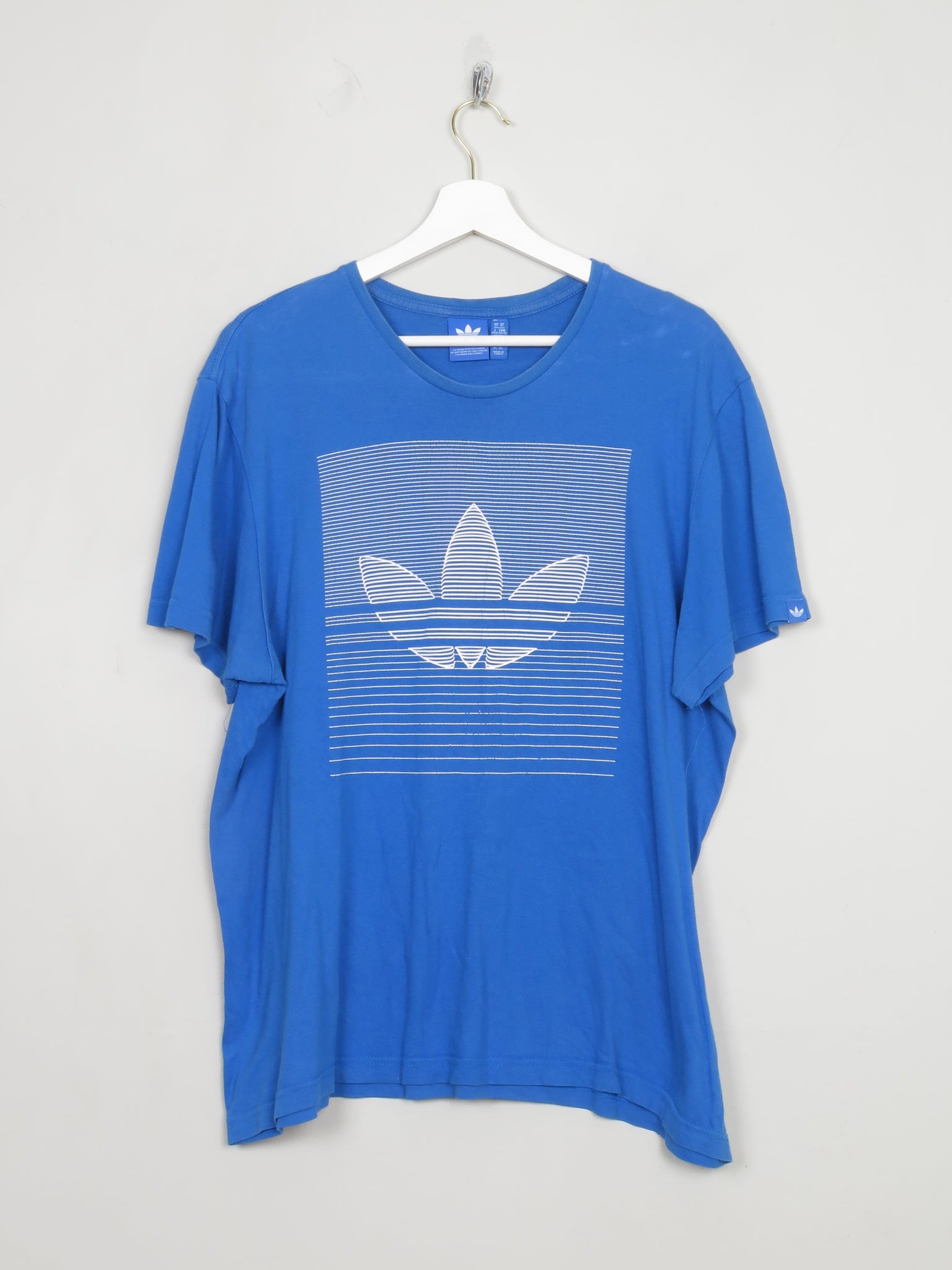 Men's Vintage Blue Adidas T-shirt  L/XL