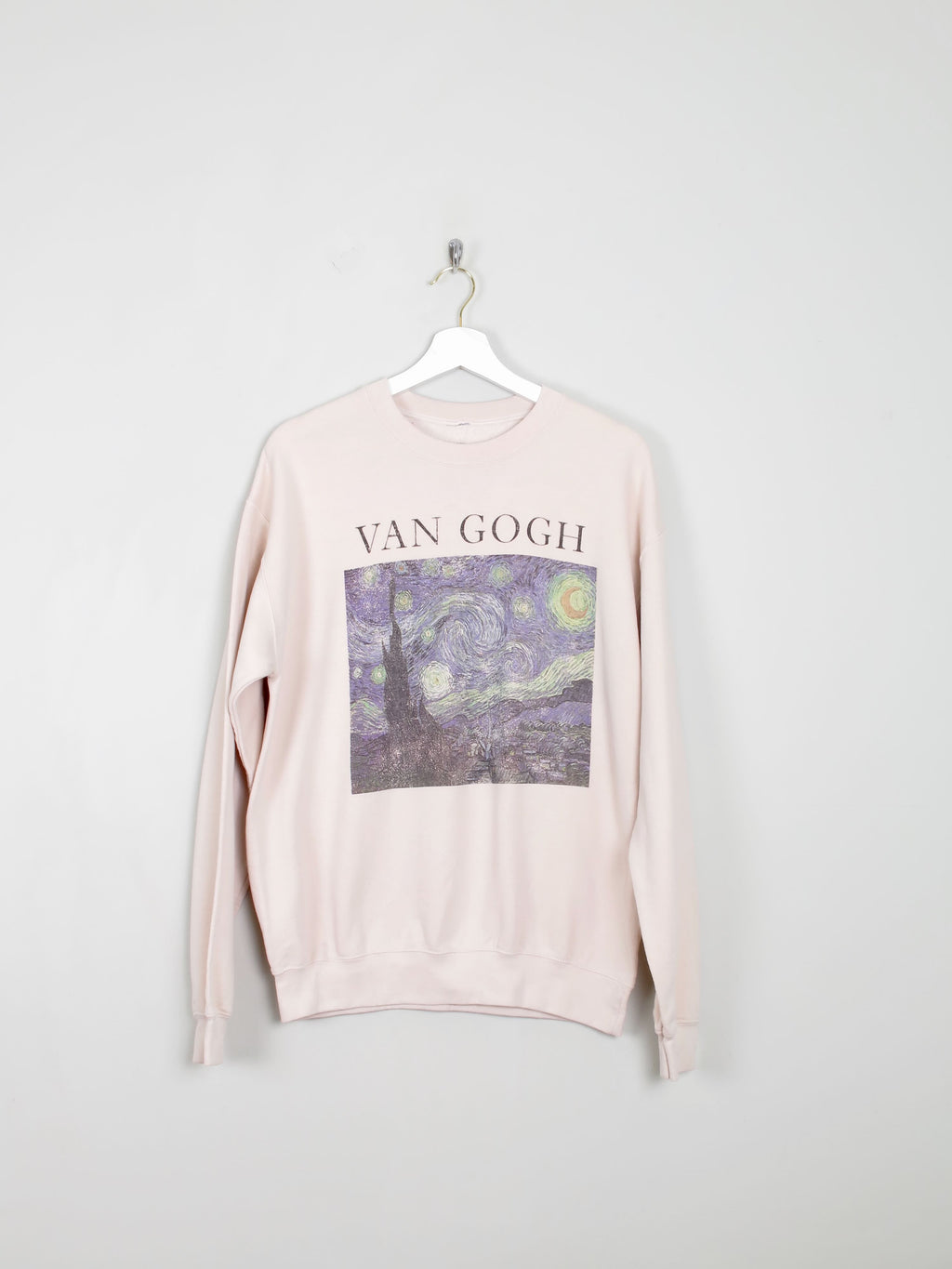 Pink/Nude Van Gough Vintage Sweatshirt M