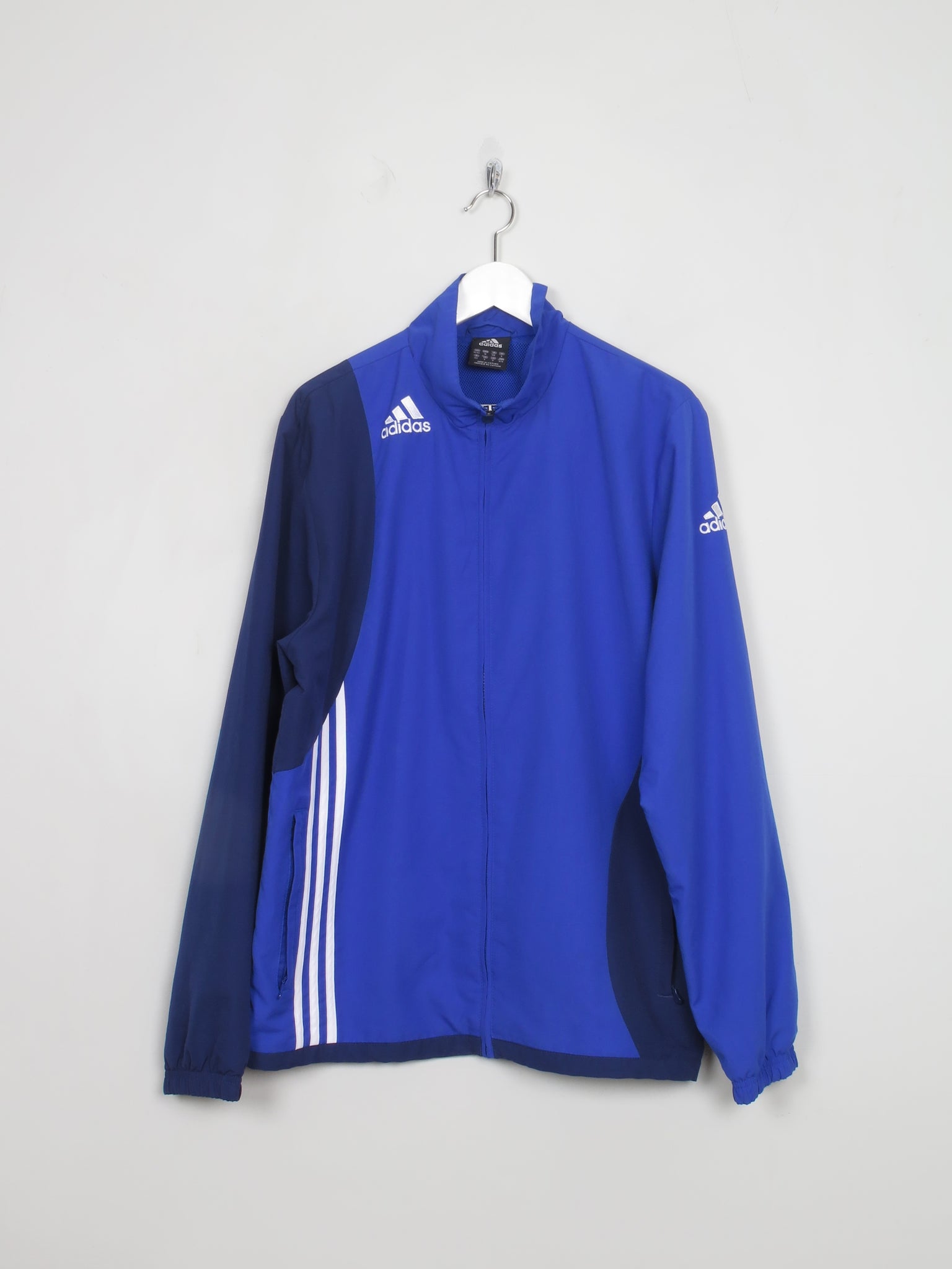 Men's Blue Vintage Adidas Training Jacket M