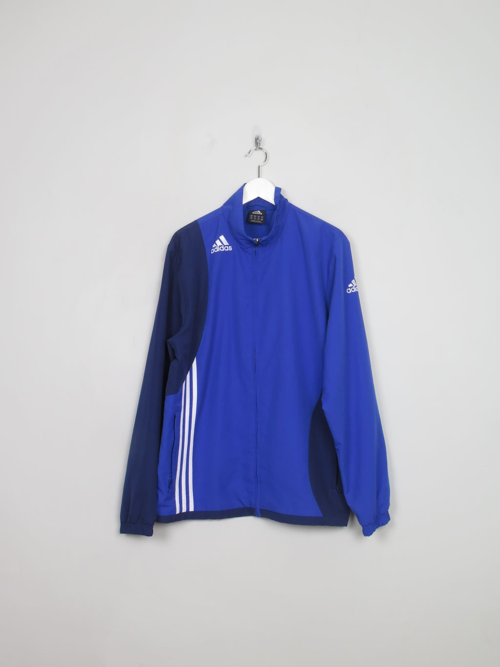 Men's Blue Vintage Adidas Training Jacket M