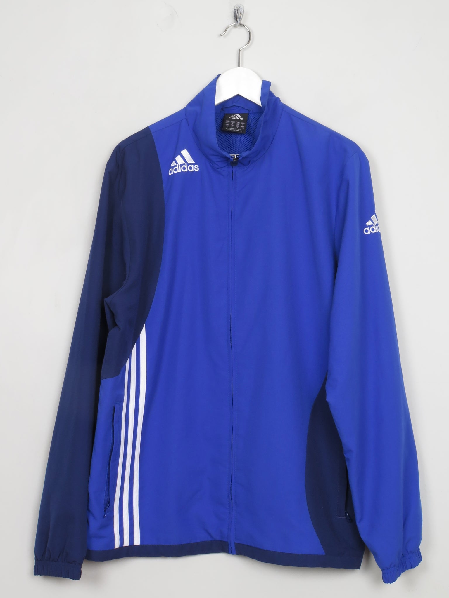 Men's Blue Vintage Adidas Training Jacket M