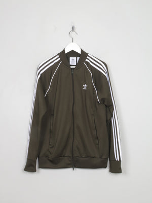Men's Retro Green Track Jacket M