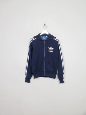 Men's Vintage Navy Track Hood Jacket S