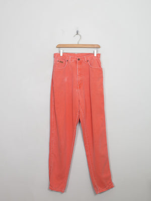 Vintage Orange  Wrangler Jeans 30"W 31'L - The Harlequin