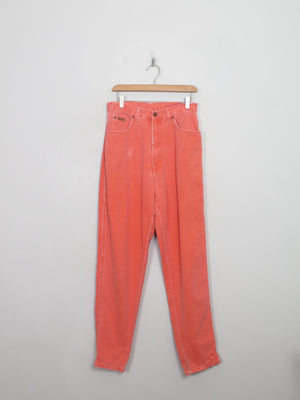 Vintage Orange  Wrangler Jeans 30"W 31'L - The Harlequin