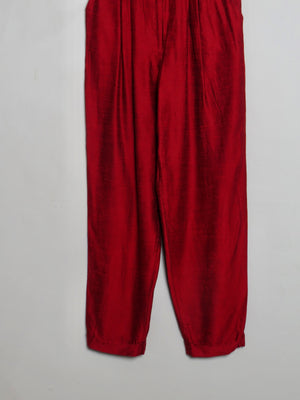 Women's Vintage Wine Trousers 8/10 - The Harlequin
