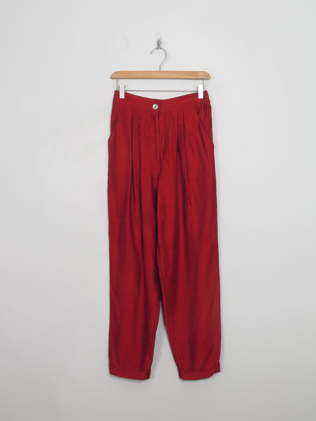 Women's Vintage Wine Trousers 8/10