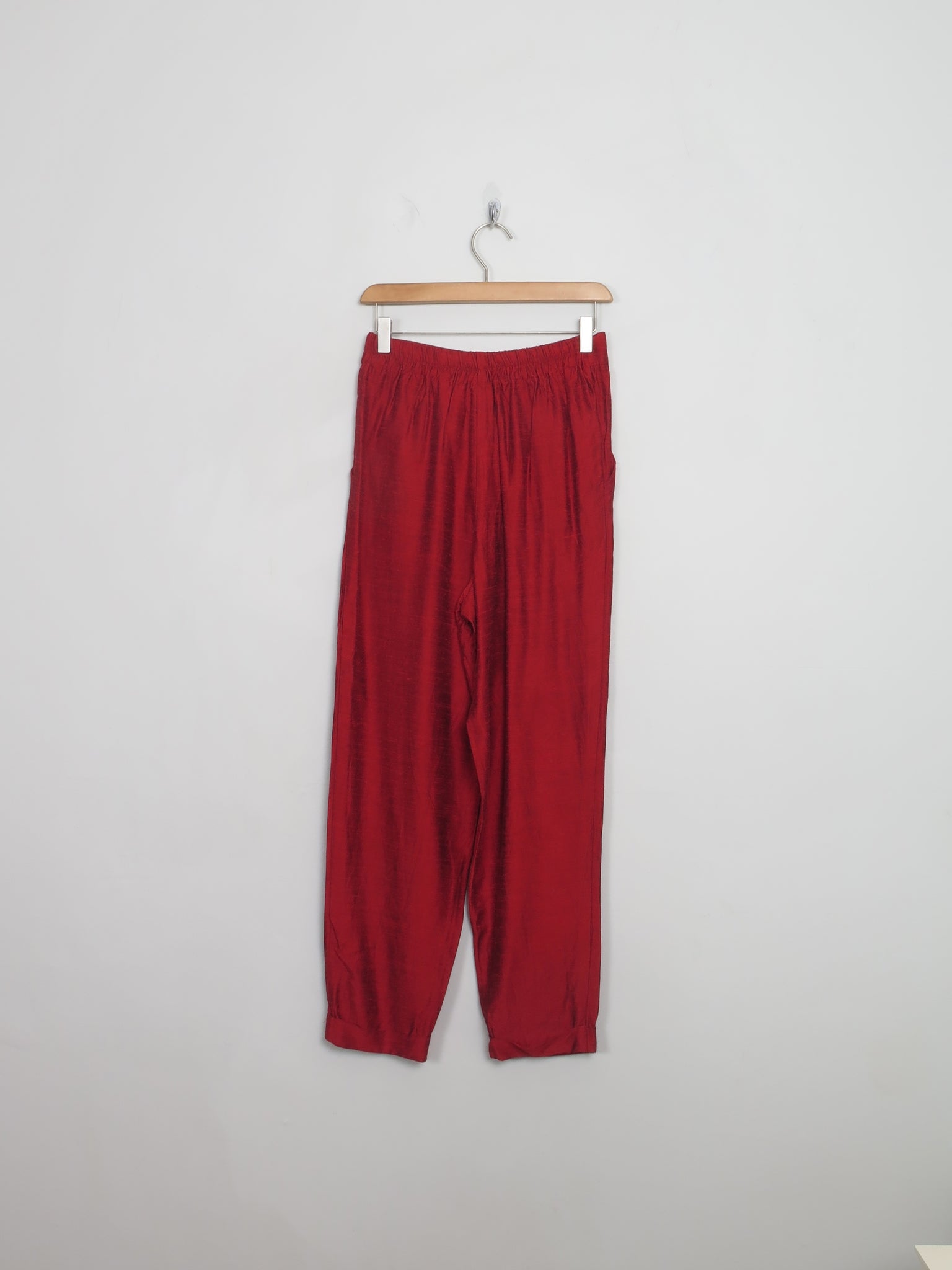 Women's Vintage Wine Trousers 8/10 - The Harlequin