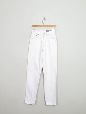 Vintage White Lady Levis 25/26" W 32" L - The Harlequin