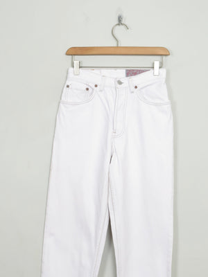 Vintage White Lady Levis 25/26" W 32" L - The Harlequin