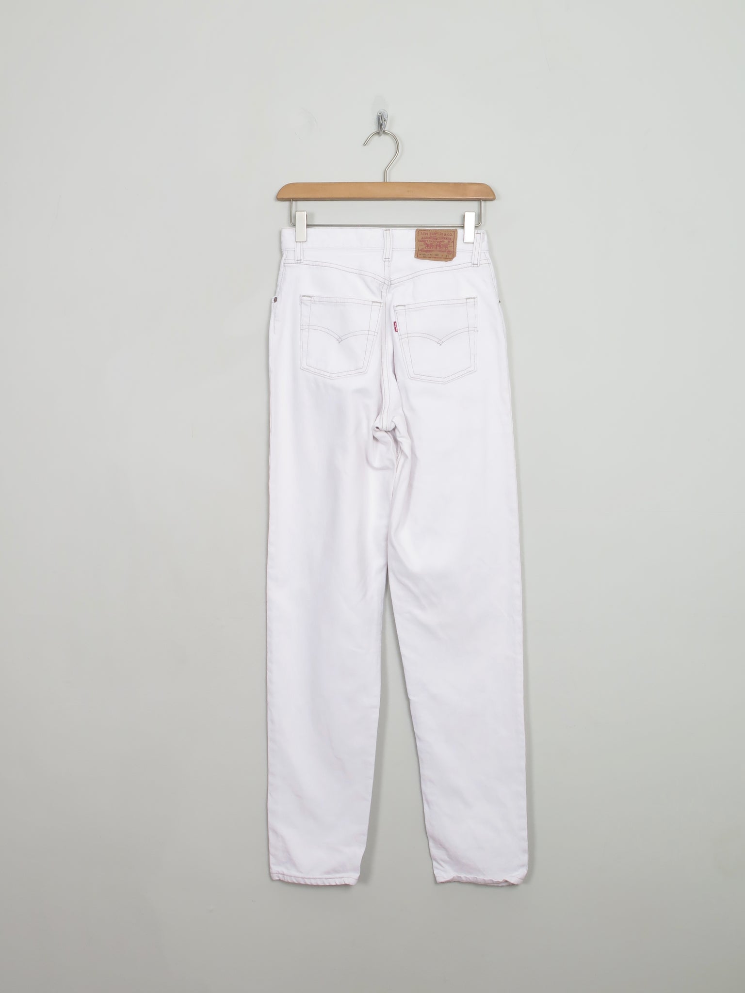 Vintage White Lady Levis 25/26" W 32" L - The Harlequin