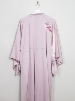 Vintage Silk Lilac Kimono S/M - The Harlequin