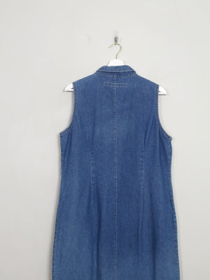 Vintage Blue Denim Long Dress 14