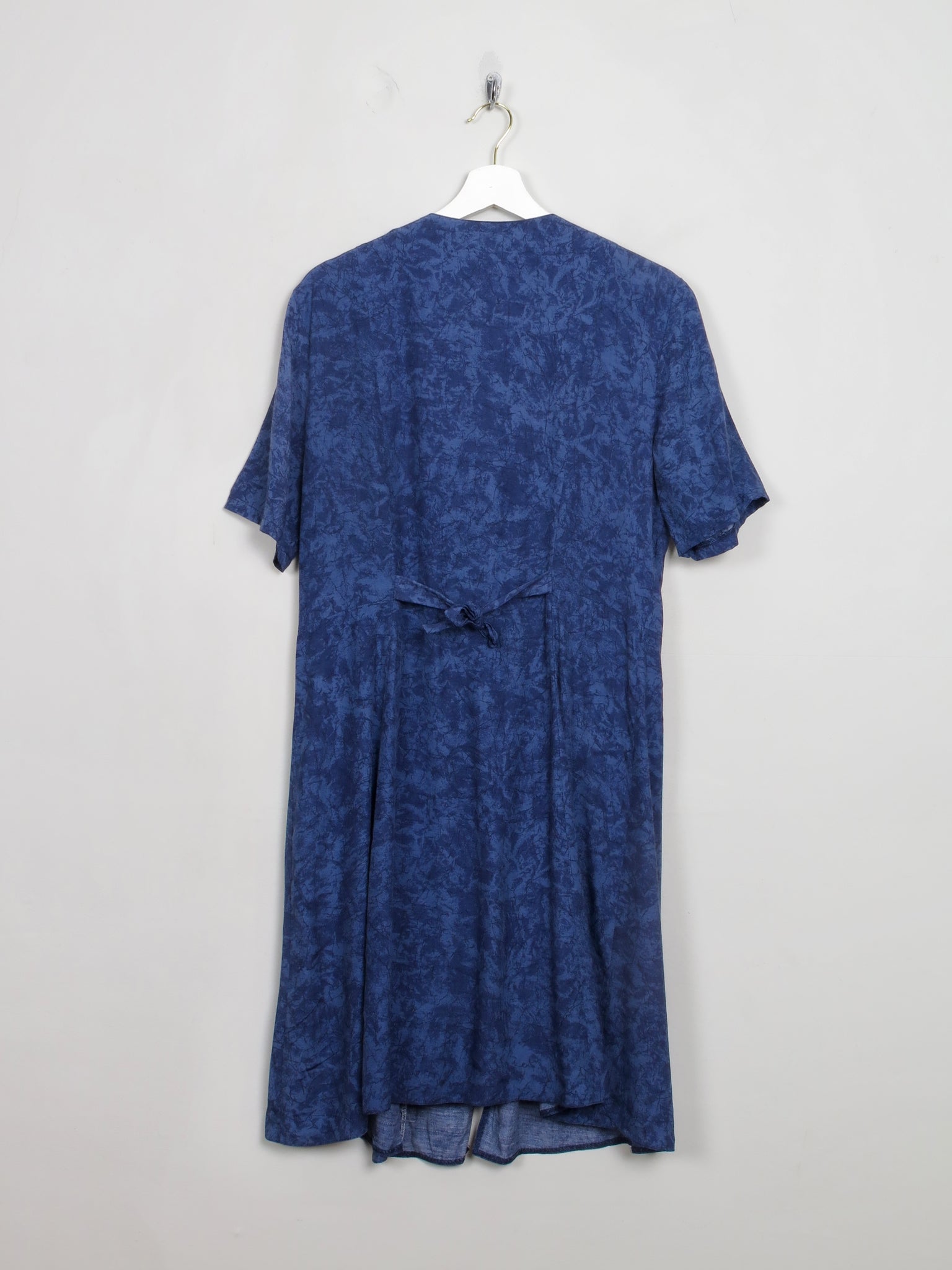Vintage Blue/Navy Button Dress S/M