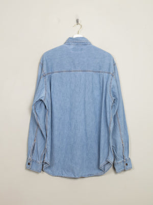 Vintage Levis Denim Blue Shirt L - The Harlequin