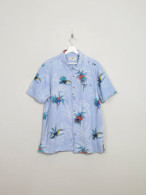 Men's Vintage Blue Hawaiian Billabong Shirt XL - The Harlequin