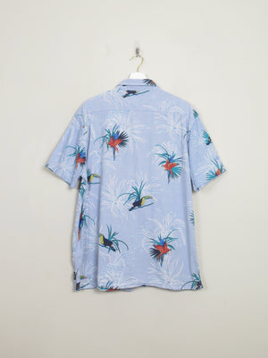 Men's Vintage Blue Hawaiian Billabong Shirt XL - The Harlequin