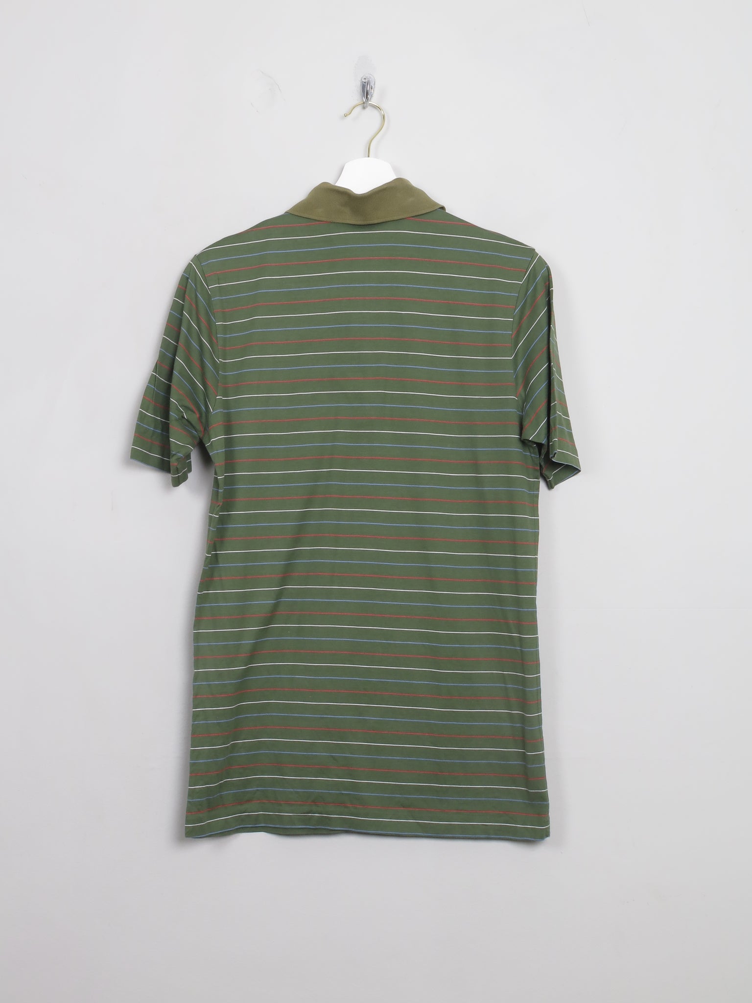 Men's Vintage Green Jockey Polo Top S/M