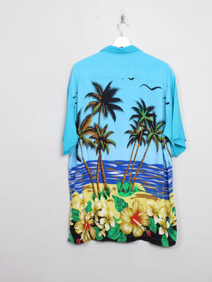 Men's Vintage Hawaiian Shirt L/XL - The Harlequin