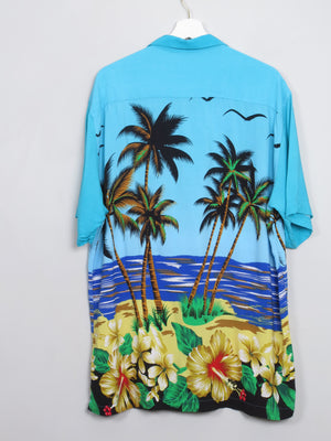 Men's Vintage Hawaiian Shirt L/XL - The Harlequin