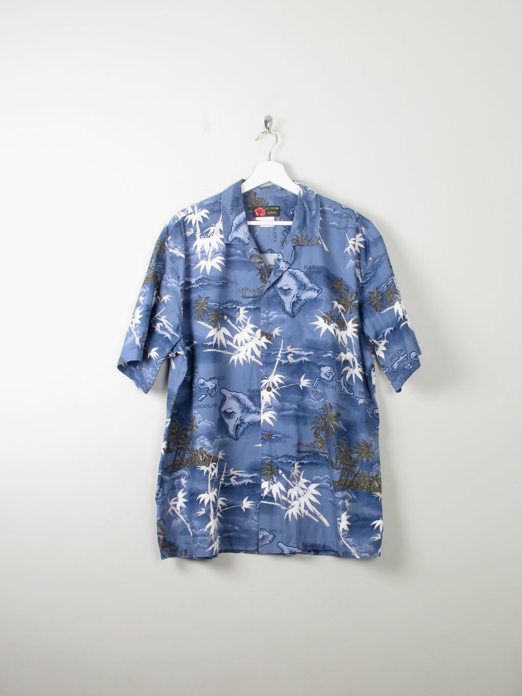 Men's Vintage Hawaiian Shirt XL - The Harlequin