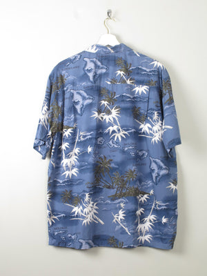 Men's Vintage Hawaiian Shirt XL - The Harlequin