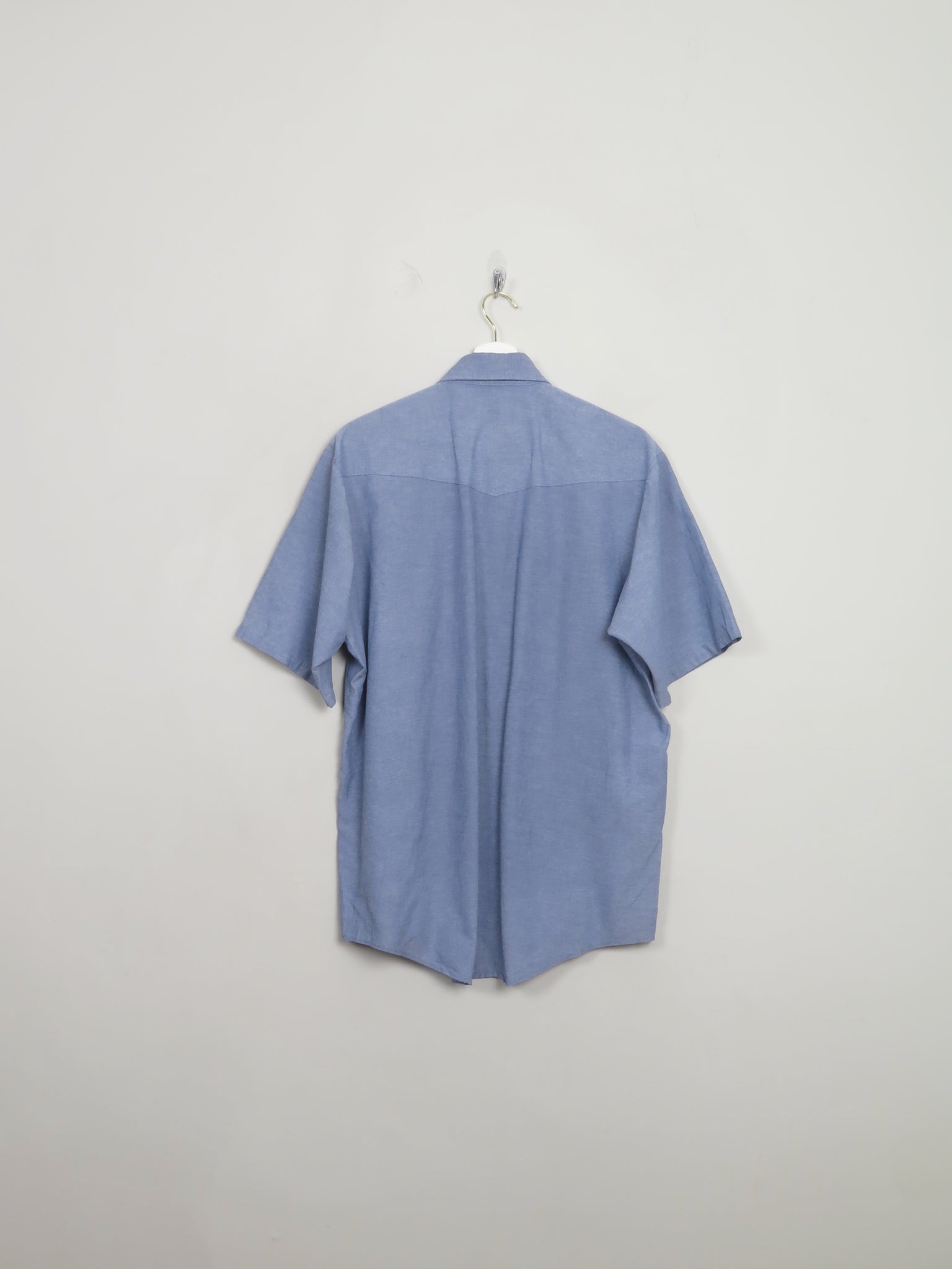 Men's Blue Vintage Hawaiian Aigner Designer Shirt L - The Harlequin