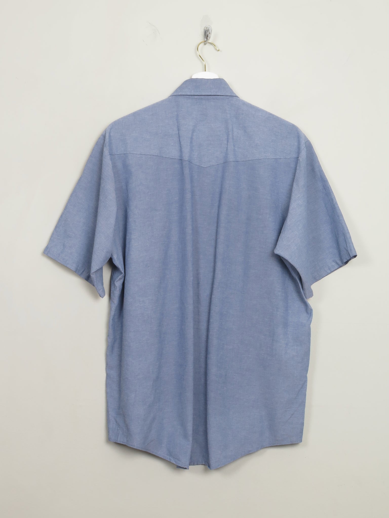 Men's Blue Vintage Hawaiian Aigner Designer Shirt L - The Harlequin