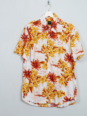 Men's Vintage Hawaiian Boss Shirt L - The Harlequin