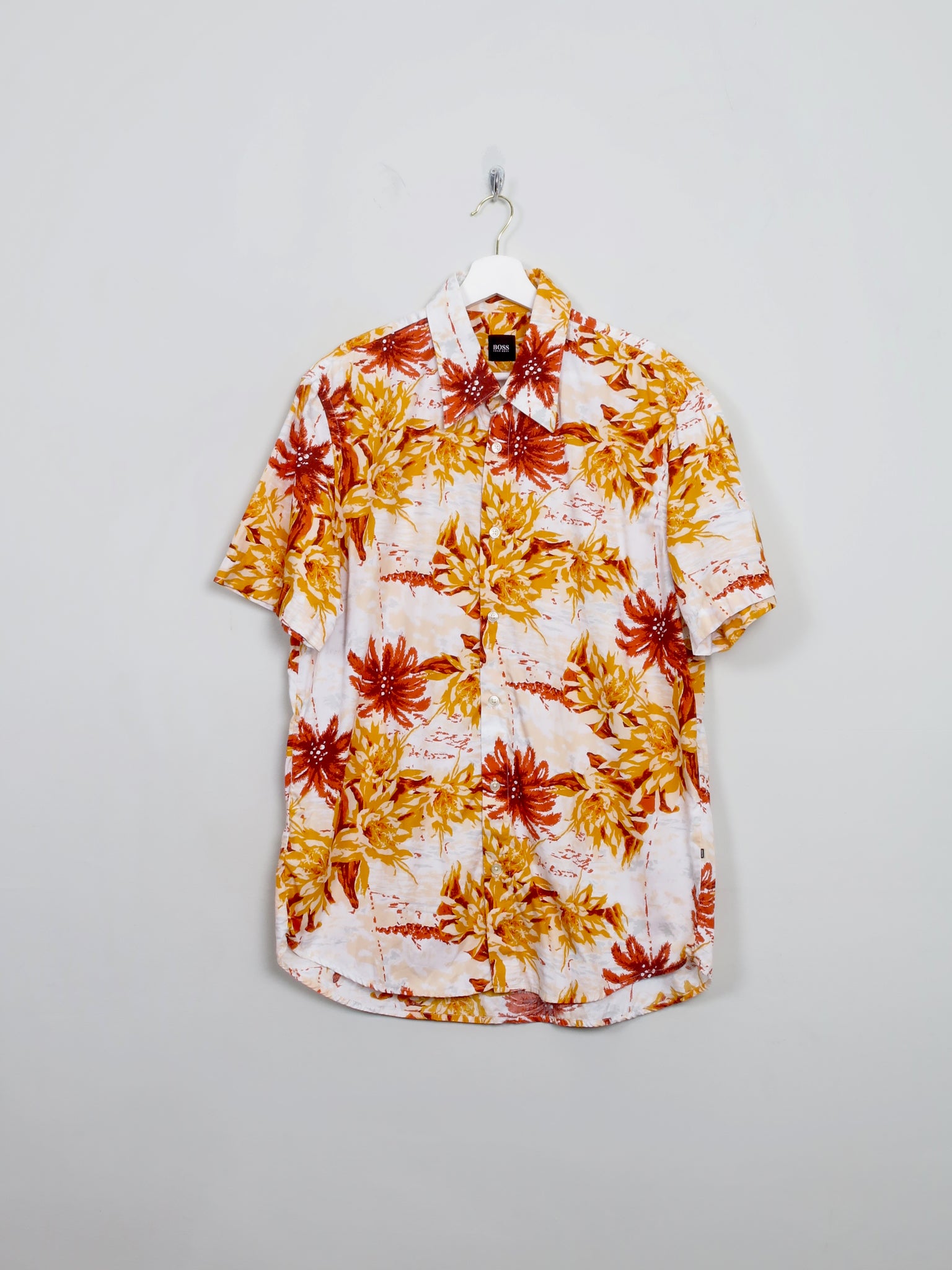 Men's Vintage Hawaiian Boss Shirt L - The Harlequin