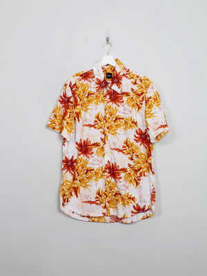 Men's Vintage Hawaiian Boss Shirt L - The Harlequin