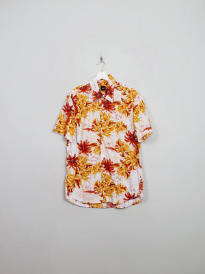 Men's Vintage Hawaiian Boss Shirt L - The Harlequin