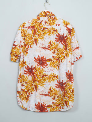 Men's Vintage Hawaiian Boss Shirt L - The Harlequin