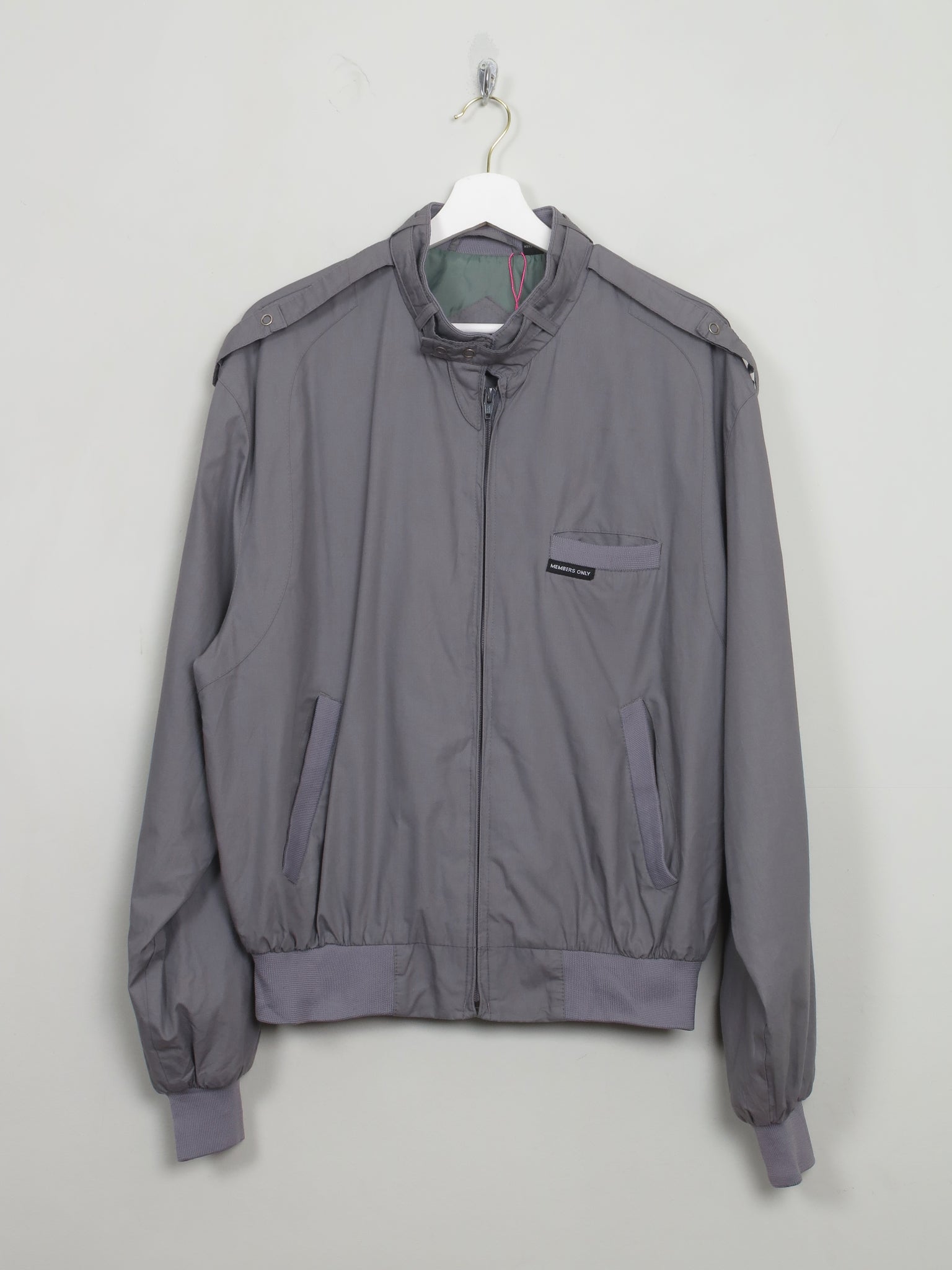 Men's Vintage Grey Members Only Jacket M