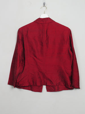 Women's Vintage Silk Wine Jacket S