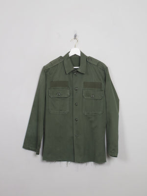Vintage Green Army Shirt With Tame Impala Logo S/M