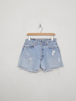 Vintage Levi's Cut Off 501s Denim Shorts 30" W
