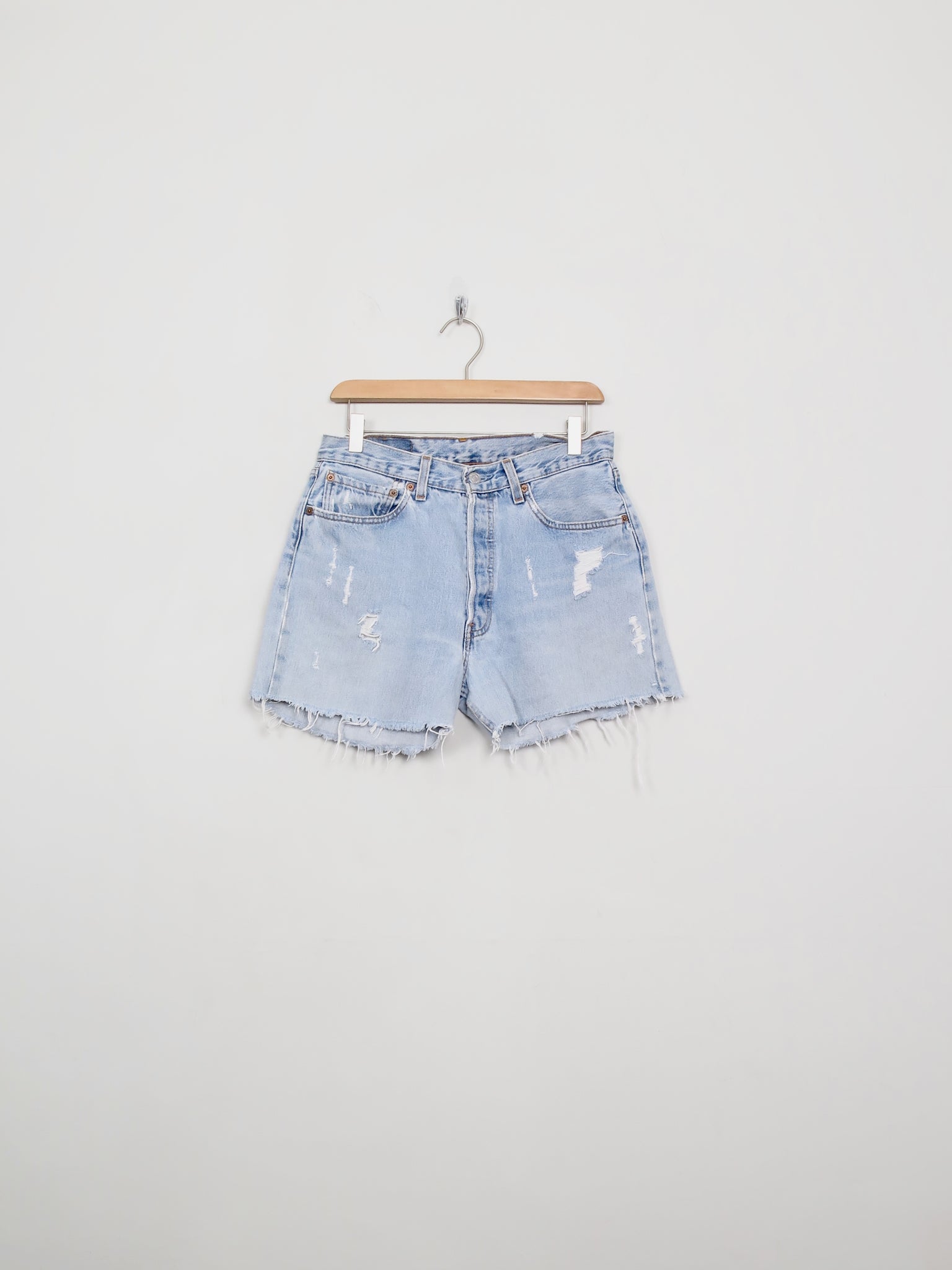 Vintage Levi's Cut Off 501s Denim Shorts 30" W