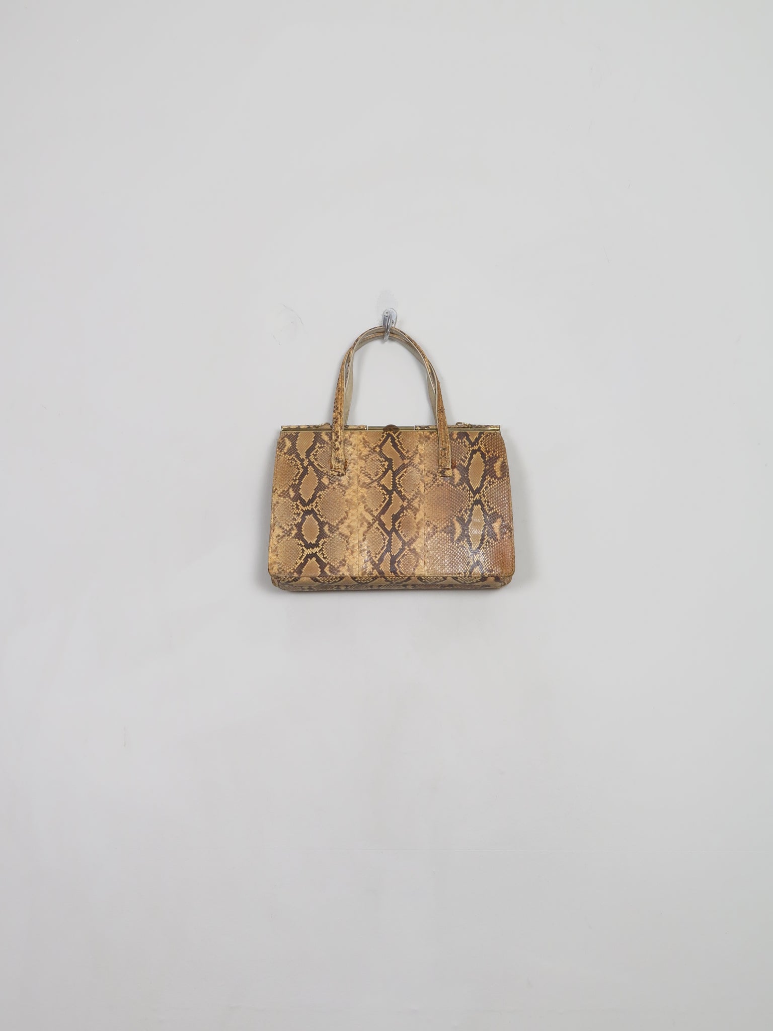 Vintage Beverly Snakeskin Bag