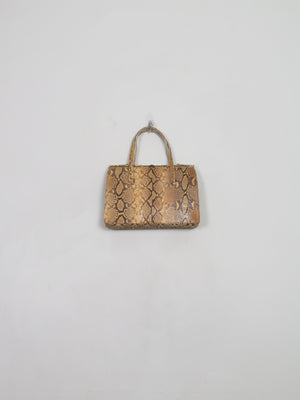 Vintage Beverly Snakeskin Bag